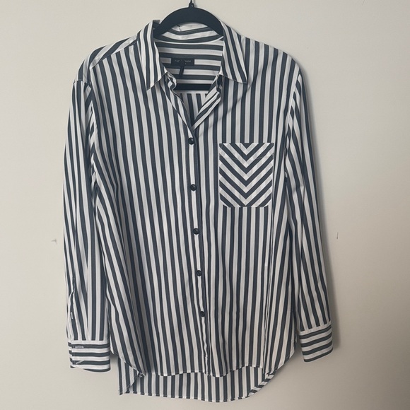 Rag & Bone Maxine Cotton Button Down Shirt - Picture 4 of 5